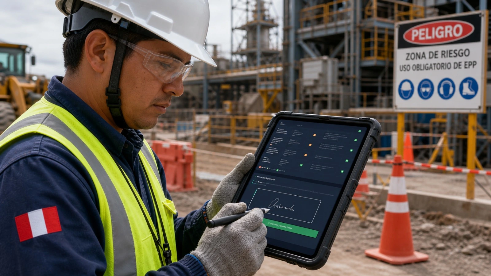 Sistema digital de gestión IPERC y registro de incidentes con firma electrónica